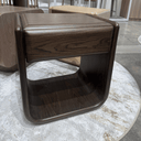 Ambria Bedside Table | Dark Walnut