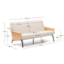 Amsen 2 Seater Sofa | Natural Ash