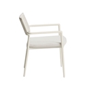 Argasi Stackable Patio Chair | Ecru