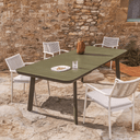 Argasi Stackable Patio Chair | Ecru