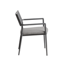 Argasi Stackable Patio Chair | Graphite