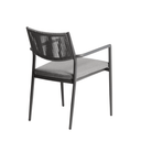 Argasi Stackable Patio Chair | Graphite