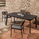 Argasi Stackable Patio Chair | Graphite