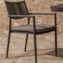 Argasi Stackable Patio Chair | Graphite