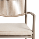 Argasi Stackable Patio Chair | Taupe