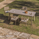Argasi Stackable Patio Chair | Taupe