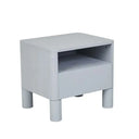 Artie Open Bedside Table | Powder Blue