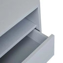 Artie Open Bedside Table | Powder Blue