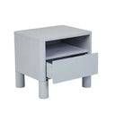 Artie Open Bedside Table | Powder Blue