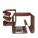 Bantay Side Table Nesting Set | Chocolate Red