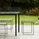 Beaumont Patio Stool SS | Sage