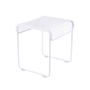 Beaumont Patio Stool SS | White