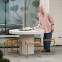 Beaumont Patio Stool SS | Toffee
