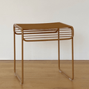 Beaumont Patio Stool SS | Toffee