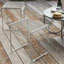 Beaumont Patio Stool SS | White
