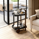 Bellwood Bar & Storage Cart | Black