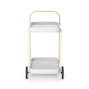 Bellwood Bar & Storage Cart | White