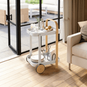 Bellwood Bar & Storage Cart | White