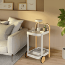 Bellwood Bar & Storage Cart | White