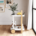 Bellwood Bar & Storage Cart | White