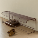 Benmore Bench Seat | Chocolate Red