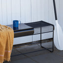 Benmore Patio Bench Seat SS | Black