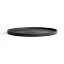 Black Slice Round Tray | XL