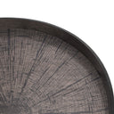Black Slice Round Tray | XL