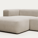Blok 2 Seater Chaise Sofa | Beige