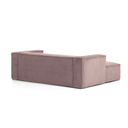 Blok 2 Seater Chaise Sofa | Pink Corduroy