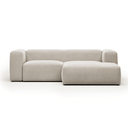 Blok 2 Seater Chaise Sofa | Beige