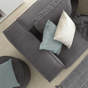 Blok Corner Sofa | Grey Corduroy