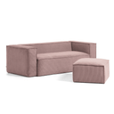 Blok Sofa | Pink Corduroy