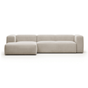 Blok 3 Seater Chaise Sofa | Beige