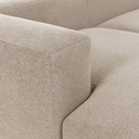 Blok 4 Seater Chaise Sofa | Beige