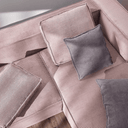 Blok Square Corner Sofa | Musk Pink
