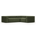 Blok Corner Sofa | Green Corduroy