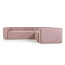 Blok Corner Sofa | Pink Corduroy