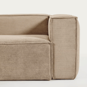 Blok Corner Sofa | Taupe Corduroy