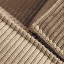 Blok 2 Seater Chaise Sofa | Taupe Corduroy