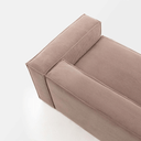 Blok Square Corner Sofa | Musk Pink