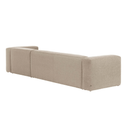 Blok 4 Seater Chaise Sofa | Beige