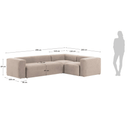Blok Corner Sofa | Beige