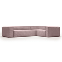 Blok Corner Sofa | Pink Corduroy