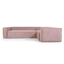 Blok Corner Sofa | Pink Corduroy