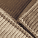 Blok Square Corner Sofa | Taupe Corduroy