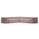 Blok Square Corner Sofa | Musk Pink