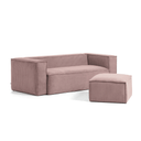 Blok Ottoman | Pink Corduroy