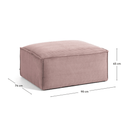 Blok Ottoman | Pink Corduroy