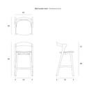 Bok Bench Barstool | Oak